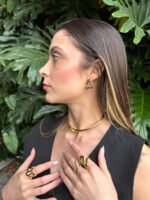 Choker Nudo Dorado - Image 2