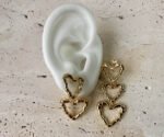 Aretes Trío Corazón