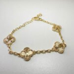 Pulsera Trébol Alhambra Dorada